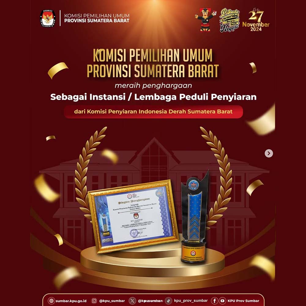 PENGHARGAAN SEBAGAI INSTANSI/LEMBAGA PEDULI PENYIARAN